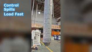 Laderutsche aus Edelstahl,