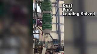 Staubfreier Ladeschacht, integrierter Staubfilter-Teleskopschacht